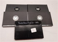 (5) 1979 Proof Sets (4 No Boxes)