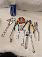 Tools -  Wrenches, Tape Measure, Pliers