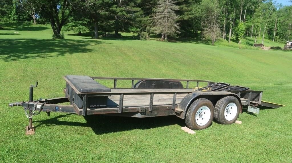 Trailer 16 ftx80"w (8 ft wide w/tires)