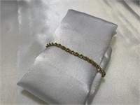 14k Rope Chain Bracelet