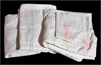 Vintage Cotton Blend Twin Sheets