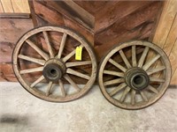 36 and 31" Wood Wheel