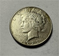 1923-S Peace Liberty Silver Dollar