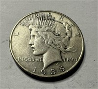 1935-S Peace Liberty Silver Dollar