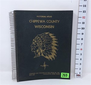 1969 Chippewa County Wisconsin Pictorial Atlas