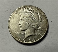 1926 Peace Liberty Silver Dollar
