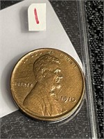 1910 LINCOLN WHEAT CENT - BU HIGH GRADE RED/BROWN