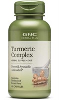 New GNC Herbal Plus Turmeric Complex, 100