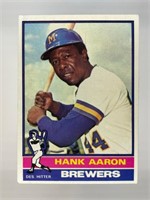 1976 Topps #550 Hank Aaron Last Card Upper Mid Gra