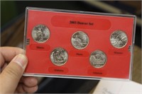 2003 Denver 5 Quarters Set