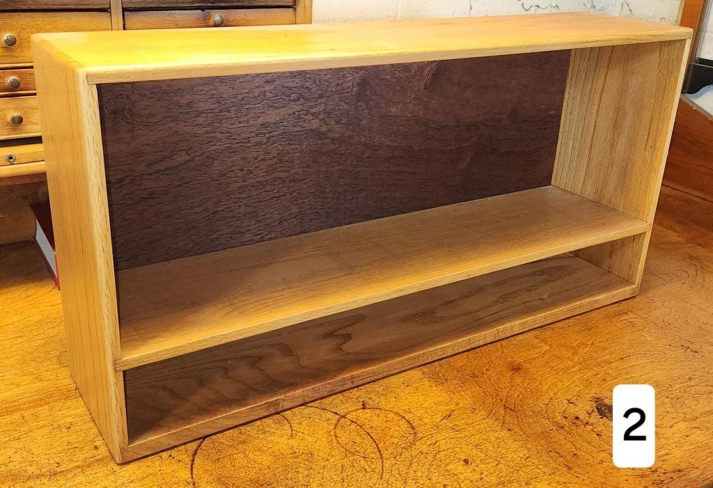 Oak Machinest Instrument Shelf