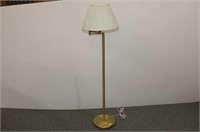 Brass Swing Arm Floor Lamp