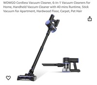 WOWGO Cordless Vacuum Cleaner, 6-in-1