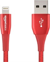 1' Amazon Basics Nylon Braided USB-A Cable with