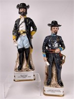 Confederate Arnart & Grenadier Porcelain Decanters