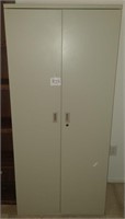 T - 2-DOOR METAL CABINET 66X30" (R24)