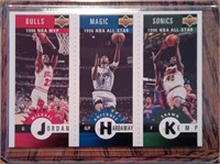 1996 UD - Micheal Jordan, Hardaway, & Kemp