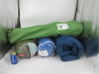3 sacs de couchages + chaise de camping