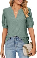 Womens T-Shirts Elegant V Neck Lady Tops Blouses