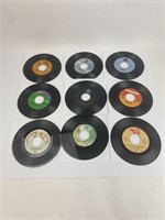 (9) 45 RPM Records