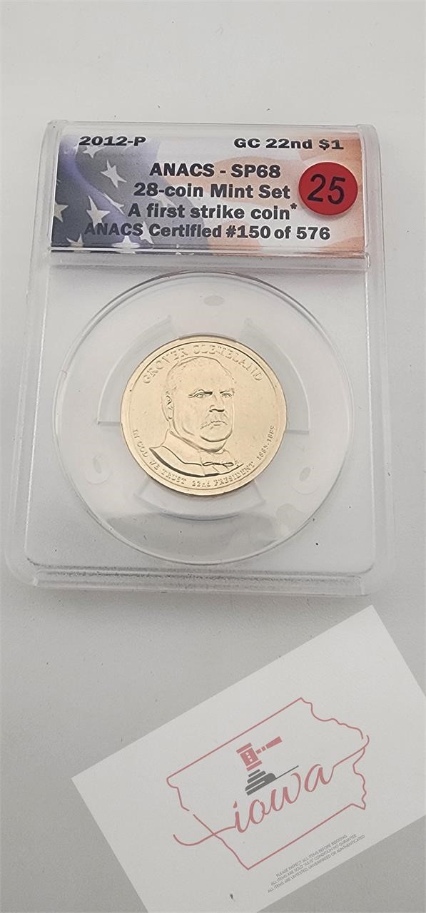 2012 P SP68 FIRST STRIKE Anacs #150 op #576 $1