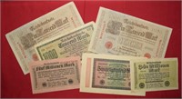 1910 to 1923 Foreign German Currency