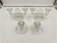 Fostoria Twin Candle Candle Holders DH