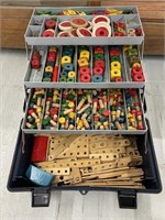 Large Collection of Wooden Building Blocks