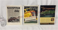 Vtg Advertising - Buick GMC & International Trucks