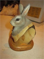 5.5" Rabbit Statue - Full House Mill Creek Studios