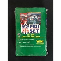 1990 Pro Set Football Sealed Wax Box