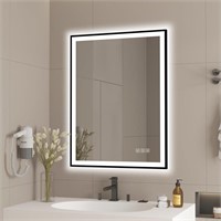 $164 Furduzz LED Bathroom Mirror with Black