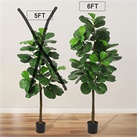 GAOMON Artificial Fiddle Leaf Fig Tree, 6FT