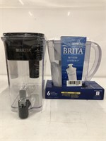 ASSORTED BRITA WATER CONTAINERS WITH CRACKS AND