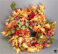 Fall Wreath in Wreath Box