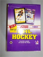 1991-92 Score Hockey US Edition 36 Pack Box