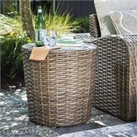 Ashley Sandy Bloom Outdoor End Table