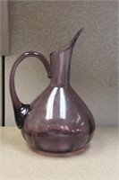 Antique Amethyst Colour Glass Pitcher