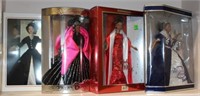 4pc Collectible Barbies New in Box