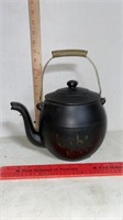 Vintage McCoy Black Kookie Kettle Cookie Jar