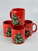 4 Waechtersbach W. Germany Christmas Mugs