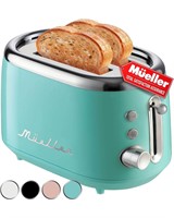 Mueller Retro Toaster 2 Slice with 7 Browning