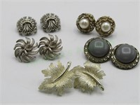 Vintage Earrings x 5 Sets