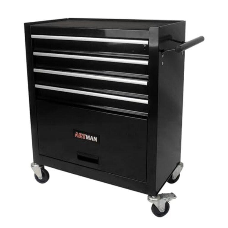 4-Drawer Rolling Tool Box, Tool Chest with Wheels