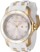 Invicta Men's White Gold Tone 48mm Quartz Watch