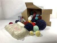 Lot de pelotes de laine