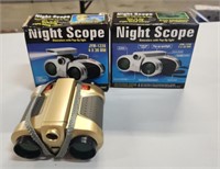 (2) Night Scope Binoculars