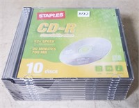 Unopened 10 Pack CD-R Recordable Discs