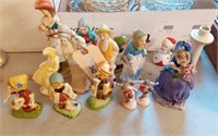 FIGURINE LOT- SOME MADE IN HONG KONG