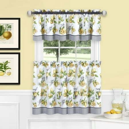 Lemon Drop Window Curtain Set - Yellow (2pks)